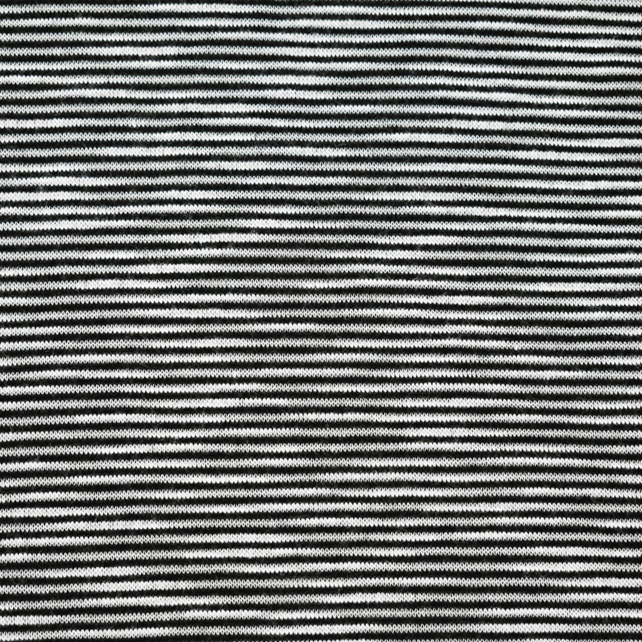 Black-White-Gray Poly Stretch Spandex Striped Jersey Knit Fabric By the Yard